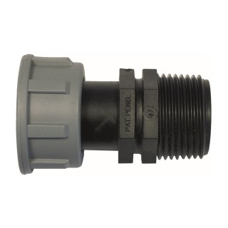 Raccord d'union droite NETAFIM 1"mâle et 1" femelle (20 unités)