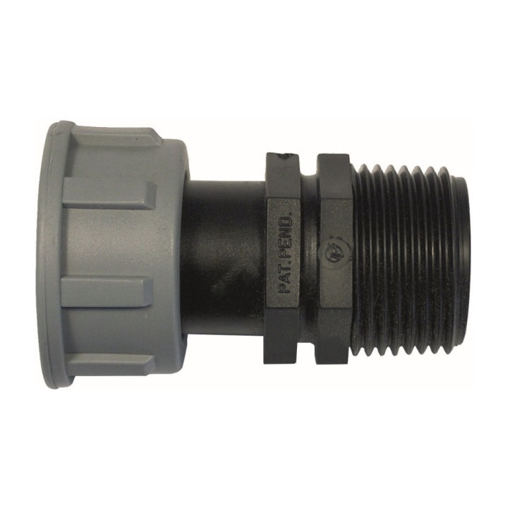Raccord d'union droite NETAFIM 1"mâle et 1" femelle (20 unités)