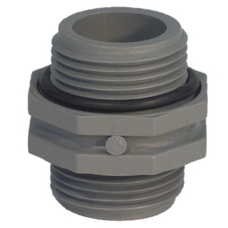 Raccord d'union droite avec joint NETAFIM diam. 1"1/2 x 1"1/2 mâle (10 unités)