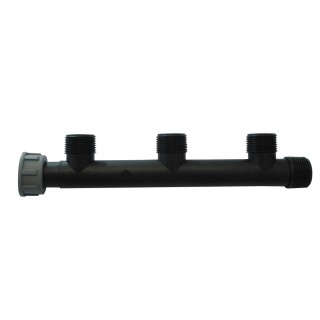 Nourrice NETAFIM diam. 1" mâle x 1" femelle, 3 sorties 1" mâle (5 unités)