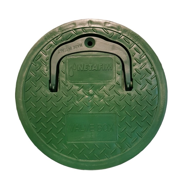 Couvercle pour regard NETAFIM rond, diam. 6" avec poignée