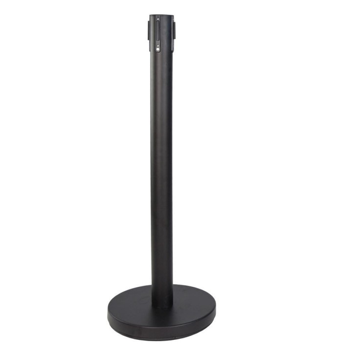 Poteau récepteur Viso noir - Sans Sangle