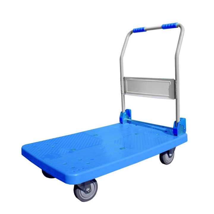 Chariot de manutention Viso avec poignée rabattable - roues Ø 125 mm - 300 kg max.