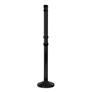 Poteau d'information noir Viso - H 1600 mm - diam. 80 mm
