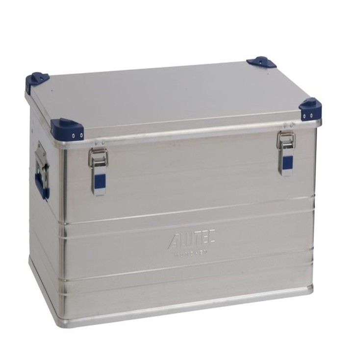 Caisse aluminium Viso avec coins en PP capacité 140L - Superposable