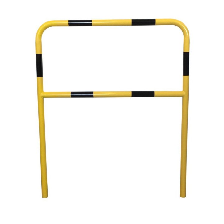 Barrière de sécurité Viso Ø 40 mm - noire-jaune 1000 x 1200 mm