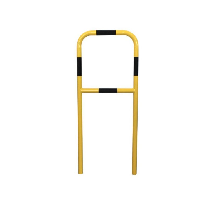 Barrière de sécurité Viso Ø 40 mm - noire-jaune 500 x 1200 mm
