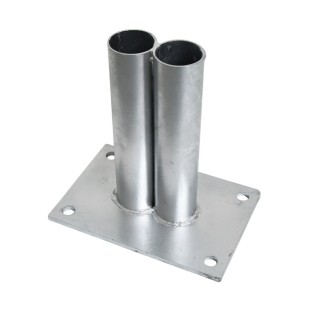 Base à fixer Viso 2 pieds pour barrieres Ø 40 mm série BAS400