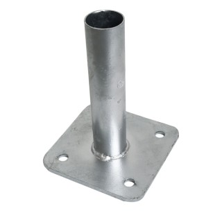 Base à fixer Viso 1 pied pour barrieres Ø 40 mm série BAS400