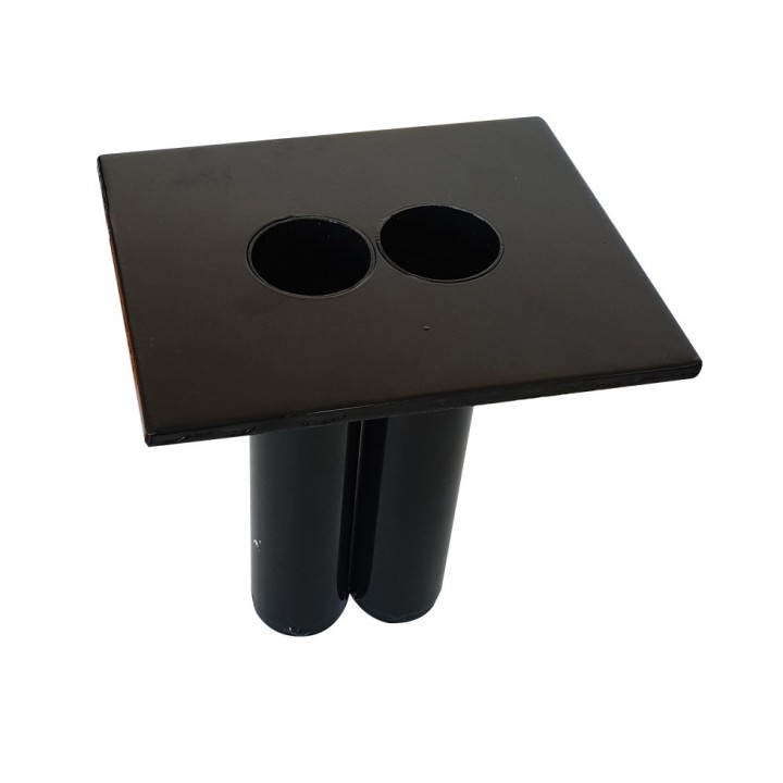 Base double Viso à sceller pour 2 barrieres BAS400