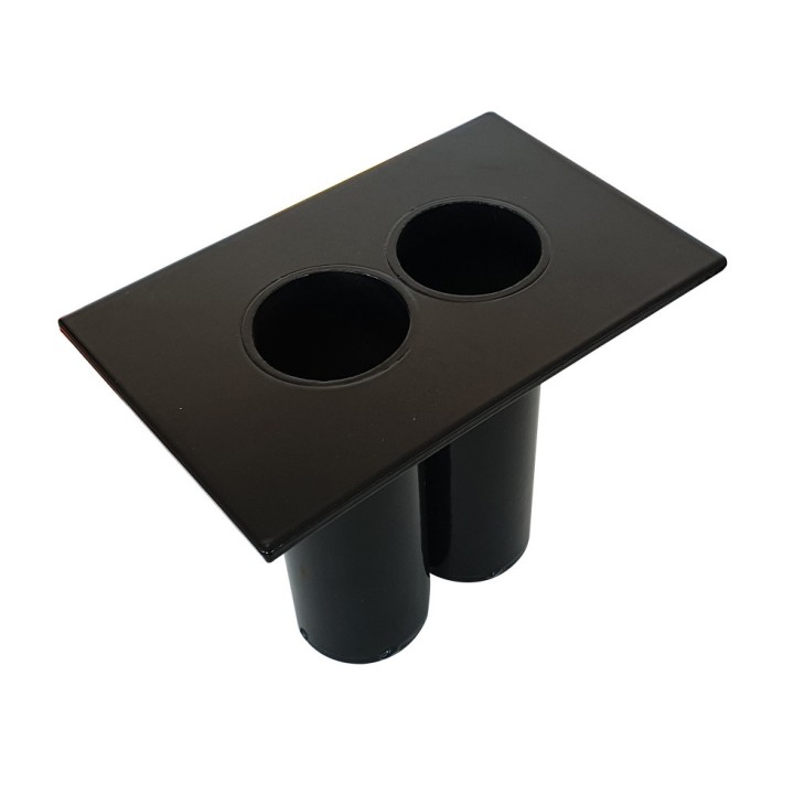 Base double Viso à sceller pour 2 barrieres BAS600