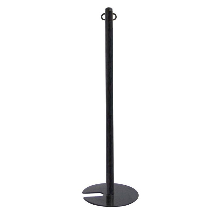 Poteau budget Viso acier noir