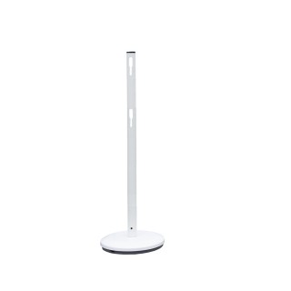 Poteau métal Viso base fixe Ø 330 mm - blanc