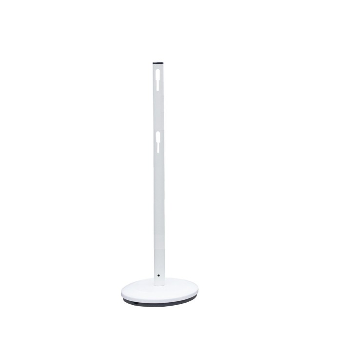 Poteau métal Viso base fixe Ø 330 mm - blanc