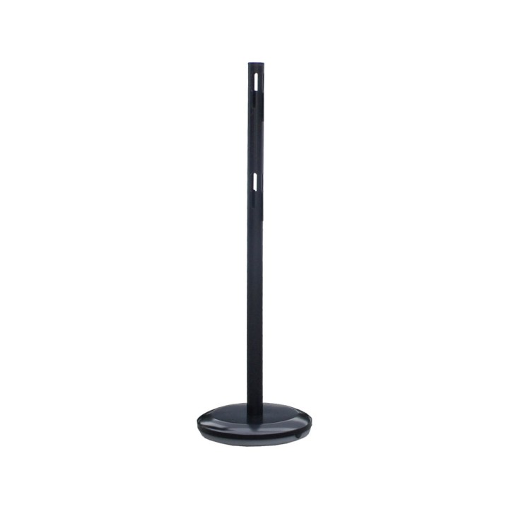 Poteau métal Viso base fixe Ø 330 mm - noir