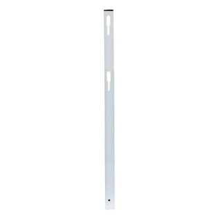 Poteau métal Viso à sceller - blanc - H 1m - Ø 50