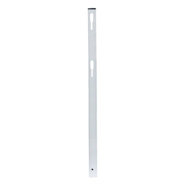 Poteau métal Viso à sceller - blanc - H 1m - Ø 50