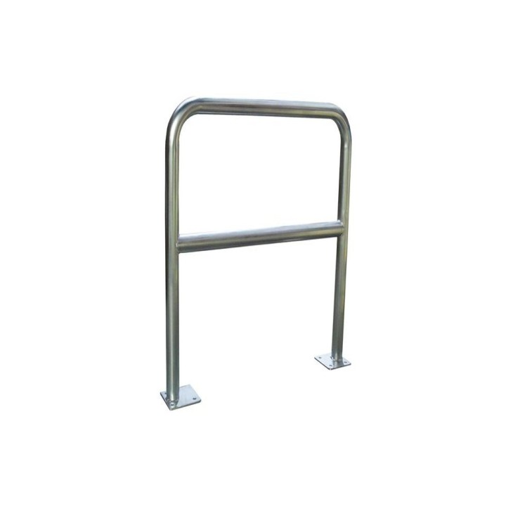Barrière sécurité Viso avec platine - tube Ø 60 mm - galvanisé L 1000 x H1000 mm