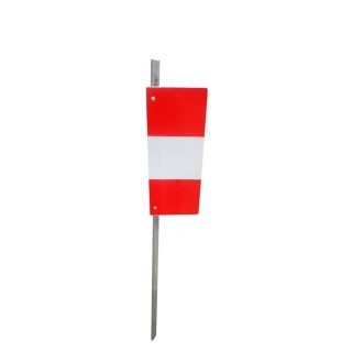 Piquets de chantier Viso 2 faces - Ht 1100 mm - classe 1 (lot de 10 piquets).