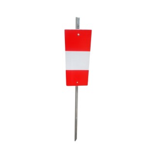 Piquets de chantier Viso 1 face - Ht 1100 mm - classe 2 (lot de 10 piquets).