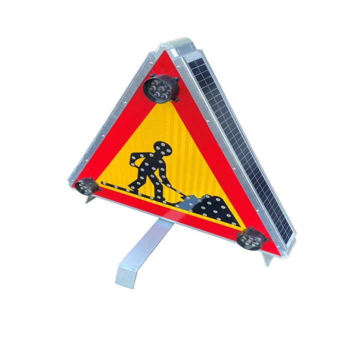 Panneau solaire Viso led AK5 pied repliable - triangle 70 cm