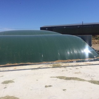 Film d'ensilage Premium métallocène 115µ SILOGREEN noir vert - Plastika Kritis - méga bobine XXL 150 m