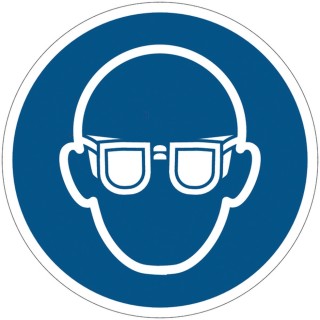 Panneau PVC Viso : LUNETTES DE PROTECTION OBLIGATOIRES - lot de 5