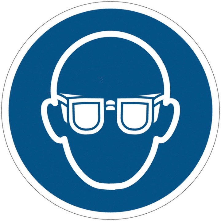 Panneau PVC Viso : LUNETTES DE PROTECTION OBLIGATOIRES - lot de 5