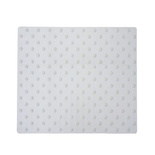 Dalle Viso podotactile clous caoutchouc - blanc
