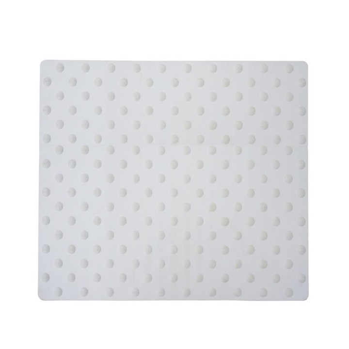 Dalle Viso podotactile clous caoutchouc - blanc