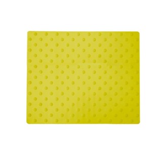 Dalle Viso podotactile clous caoutchouc - jaune