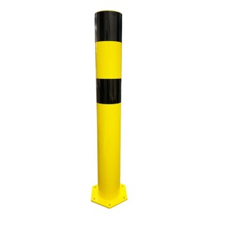 Poteau de protection Viso acier avec platine - Ø 159 mm - H 1200 mm