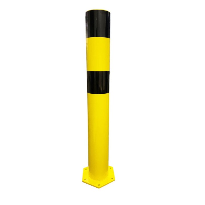 Poteau de protection Viso acier avec platine - Ø 159 mm - H 1200 mm