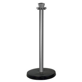 Poteau ABS Viso Ø 50 mm - gris - base lestée