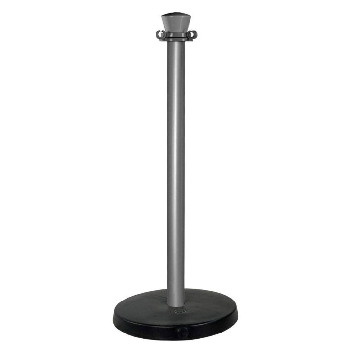 Poteau ABS Viso Ø 50 mm - gris - base lestée