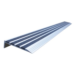 Nez de marche Viso antidérapant - aluminium recouvert de sable quartz 900 x 76 x 20 mm