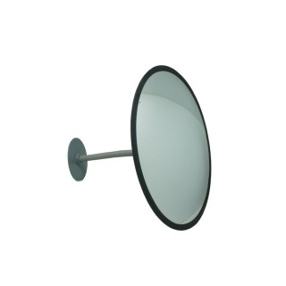 Miroir Viso verre Ø 330 mm intérieur-extérieur + fixations