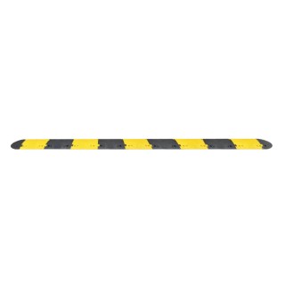 Ralentisseur FAST70 Viso - noir-jaune - 5000x430x70 mm avec fixations et embouts