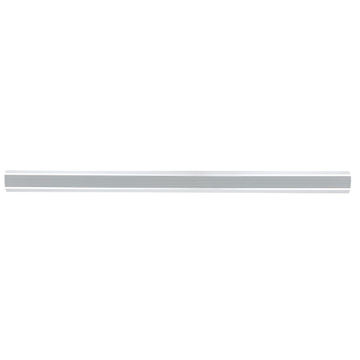 Plat de marche Viso antidérapant acier recouvert PVC gris 900 x 50 mm - Lot de 10