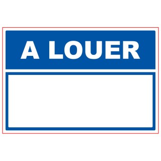 Panneau PVC Viso : A LOUER - Lot de 5