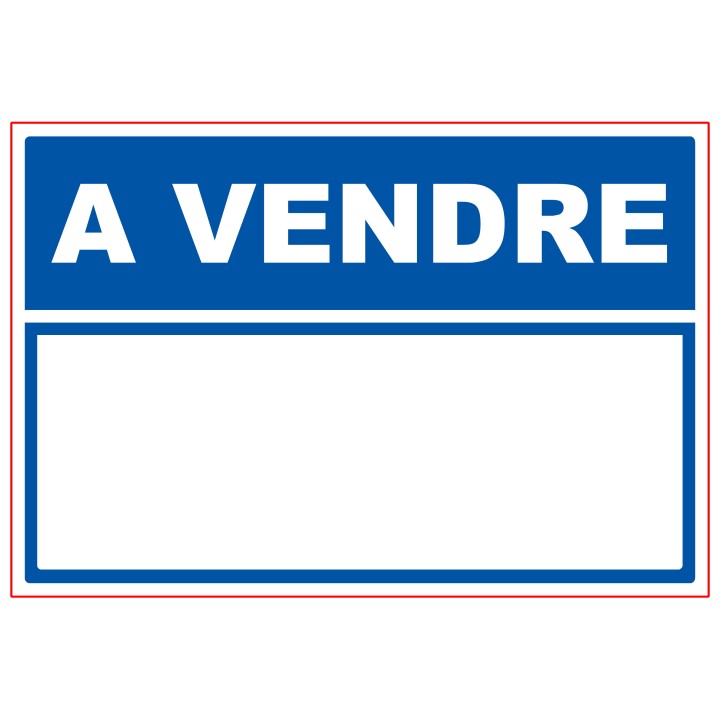 Panneau PVC Viso : A VENDRE - Lot de 5