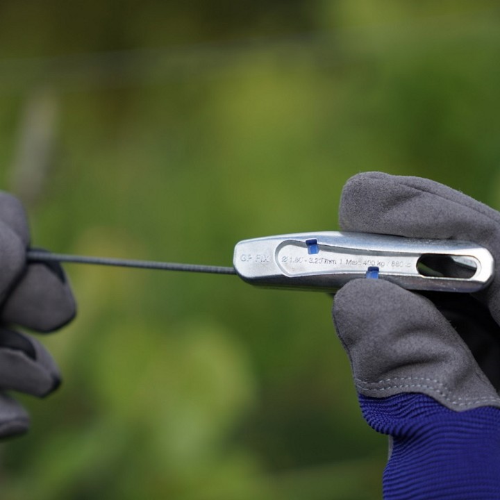 Tendeur rabouteur Gripple GP FIX pour fil 1,8 à 3,2 mm - Pack de 8 unités avec clé