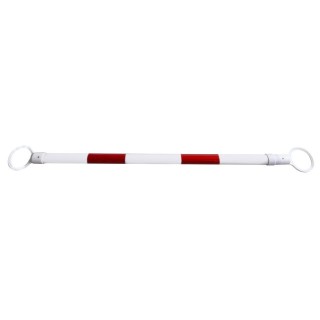 Barre extensible Viso pour cône - 2 anneaux - Rouge-blanc