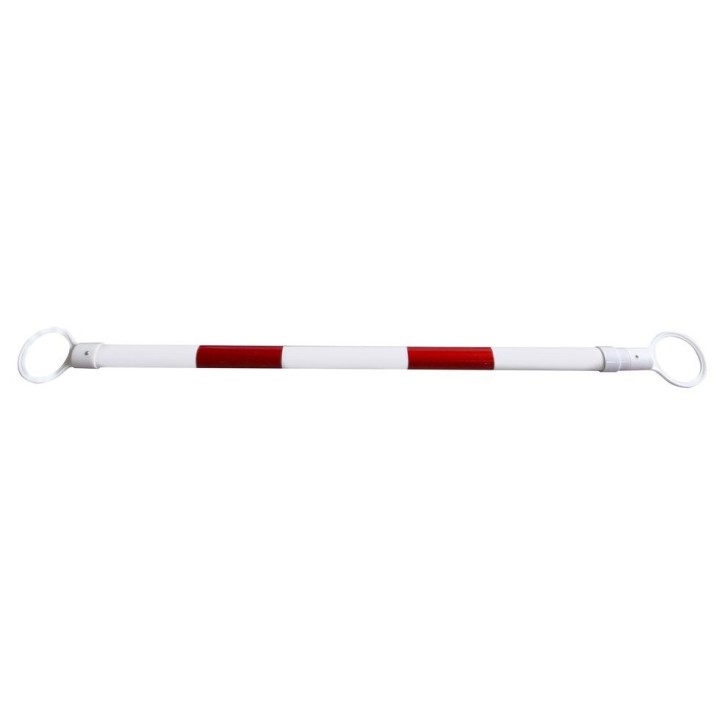 Barre extensible Viso pour cône - 2 anneaux - Rouge-blanc