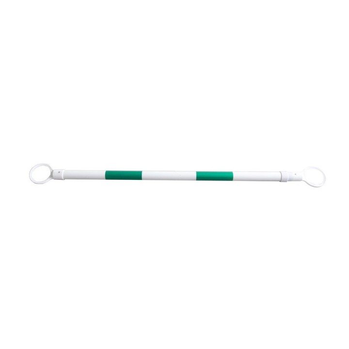 Barre extensible Viso pour cône - 2 anneaux - Vert-blanc