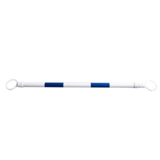 Barre extensible Viso pour cône - 2 anneaux - Blanc-bleu