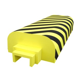 Protection Viso pour IPN 120-160-200 mm - mousse - noir-jaune