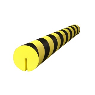 Protection Viso ouverture 50 x 7 mm mousse - 1000 x 100 x 20 mm - noir-jaune