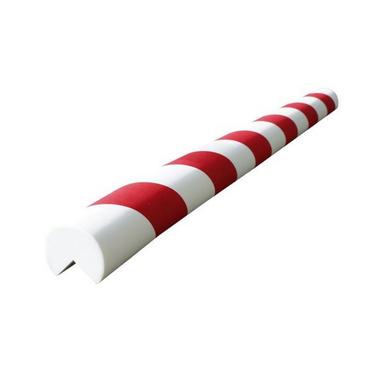 Lot 5 protections d'angle Viso ouverture 25 mm mousse - rouge-blanc