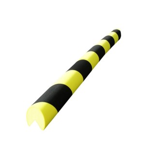 Lot 5 protections d'angle Viso ouverture 25 mm mousse - noir-jaune